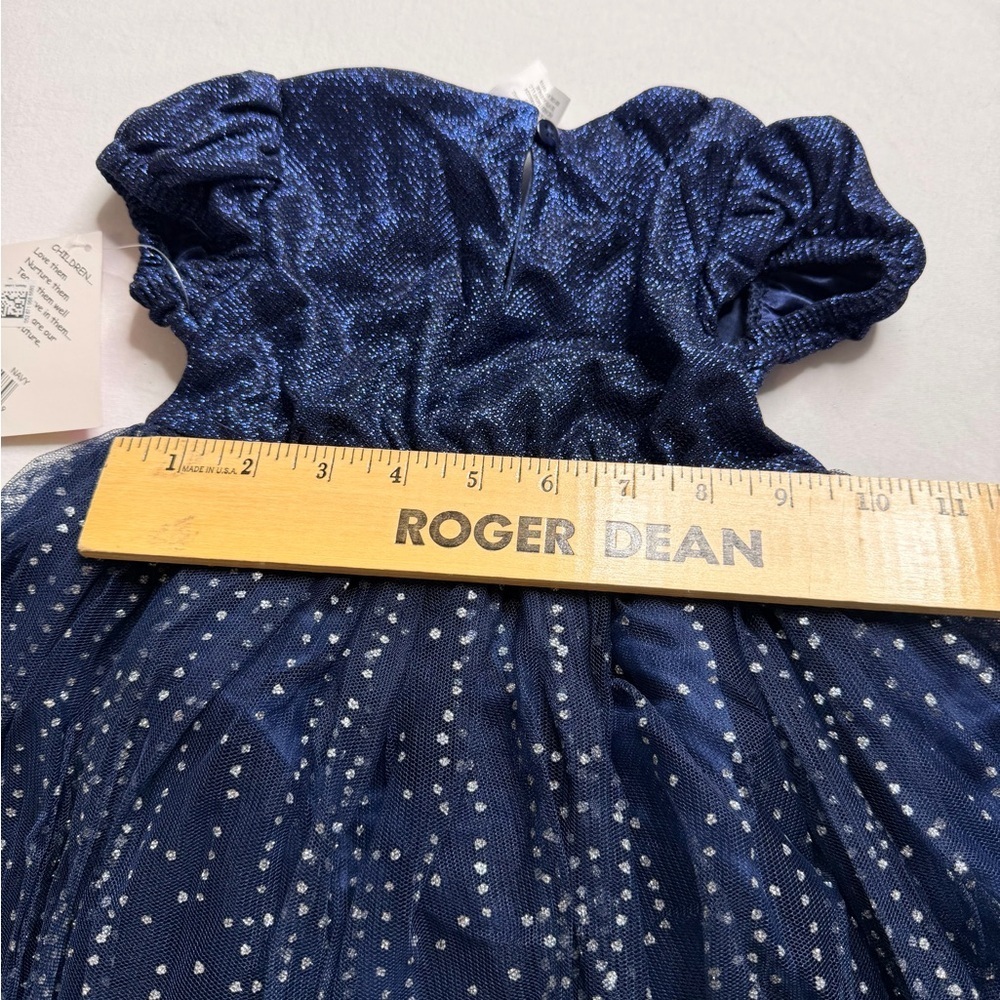 NWT Blueberi Boulevard Girls Sparkle Tulle Dress Shimmer Festival Dark Fairy 2T - Picture 9 of 9